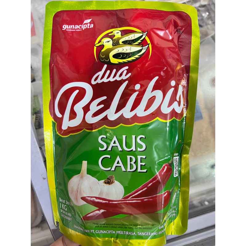 

Saus cabai belibis 1000gr