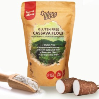 

Ladang Lima Tepung Singkong Mocaf Serbaguna Gluten Free 500 Gram