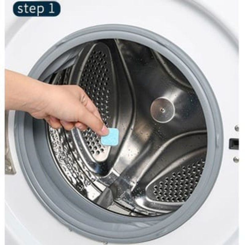 TABLET PEMBERSIH MESIN CUCI SABUN PEMBERSIH MESIN CUCI PENGHILANG BAU ANTI BAKTERI DEEP CLEANING WASHING MACHINE