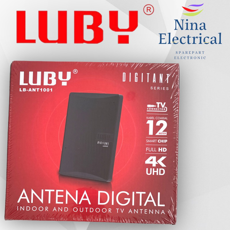 ANTENA INDOOR OUTDOOR LUBY ANT 1001 / LUBY ANT 1002 PANJANG 12 METER SMART CHIP