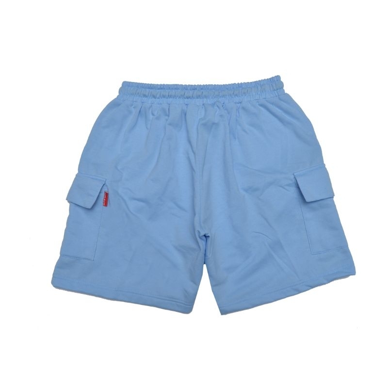 Rifle.co celana pendek cargo baby blue