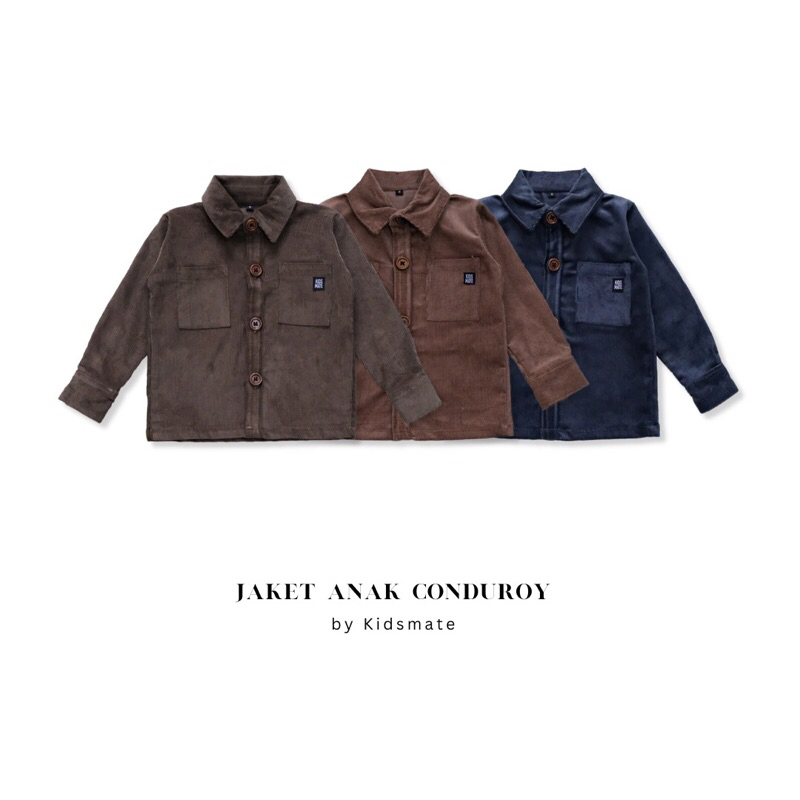 RACHIDKIDS / JAKET ANAK KEREN / JAKET ANAK CORDUROY / KEMEJA ANAK CORDUROY / JAKET KORRI ANAK