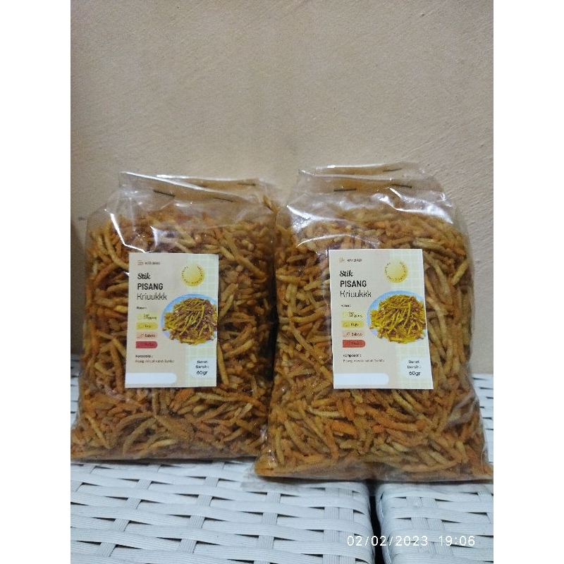 

Stik pisang kriuk by Huza Snack/250gr