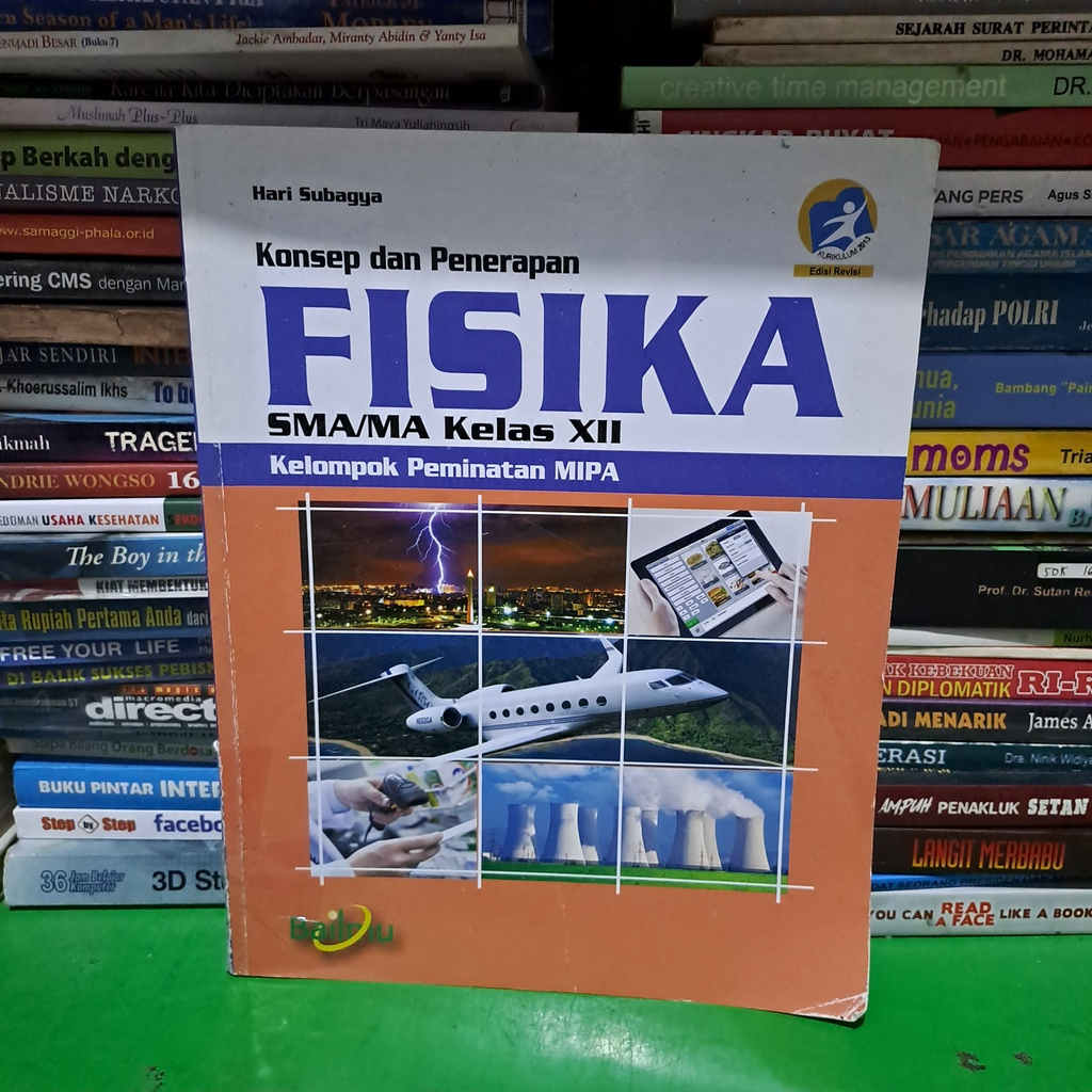 BUKU BEKAS ORIGINAL FISIKA KELAS 1/2/3 SMA KURIKULUM 2013  BAILMU