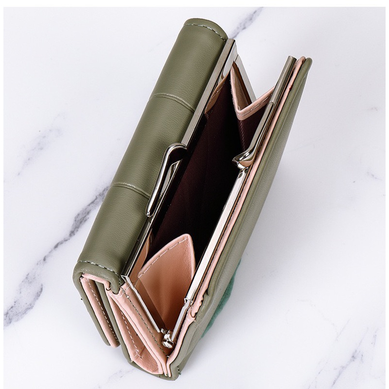 Dompet Pendek Kulit Wanita Dompet Lipat Cewek C240