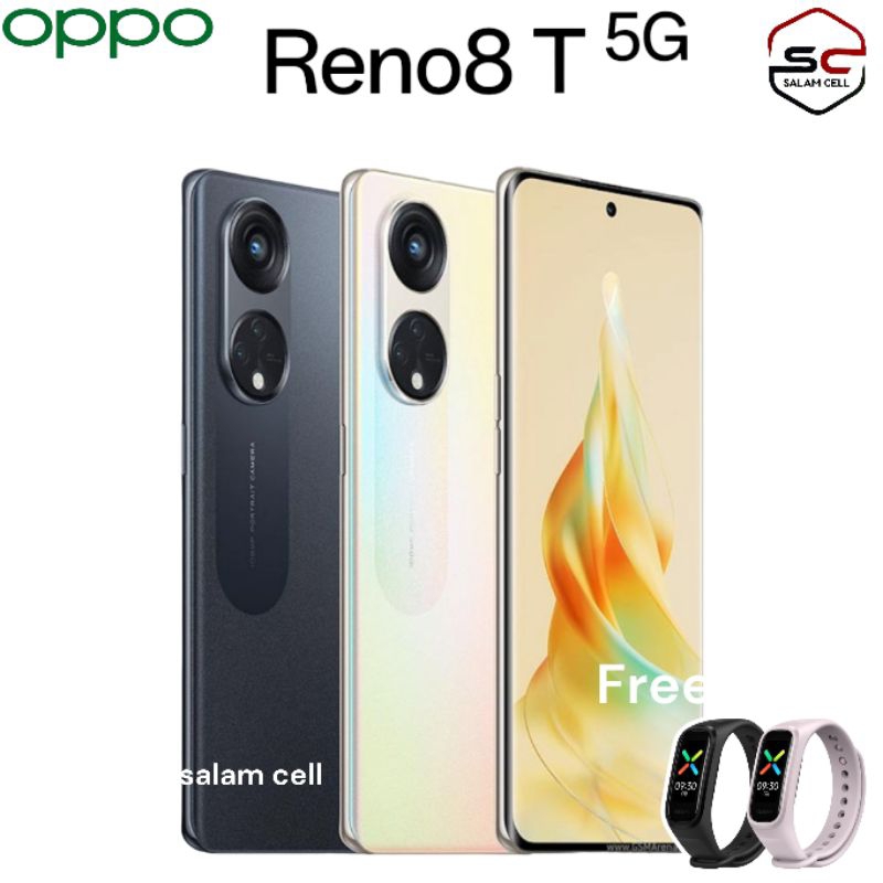 OPPO Reno8 T 5G Ram 8+8/256GB NFC Camera 108MP Original Reno 8T 5G Garansi Resmi