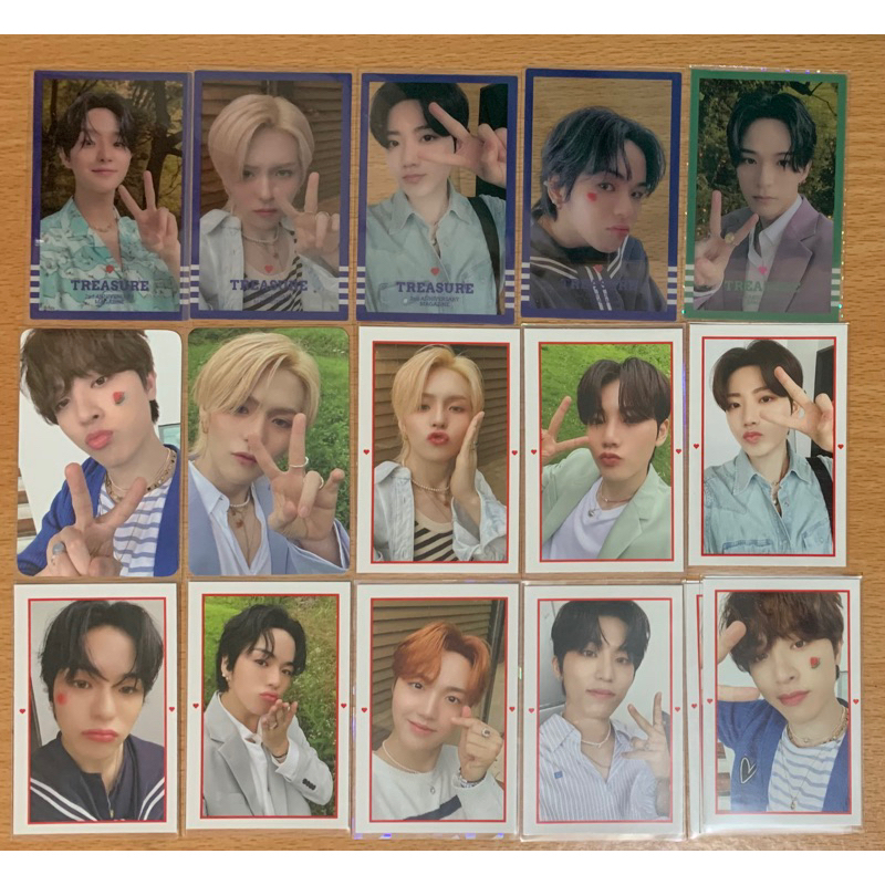 OFFICIAL TREASURE 2ND ANNIVERSARY MAGAZINE POB BENEFIT KTOWN WEVERSE YGS PHOTOCARD RPC  JIHOON ASAHI