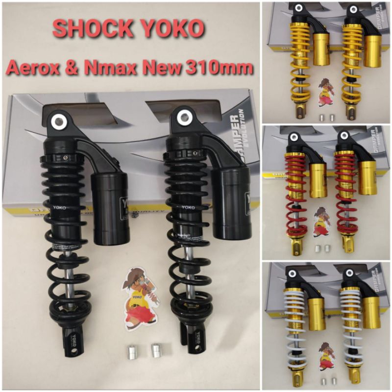 shock Aerox 155 CC SIze tinggi 310mm