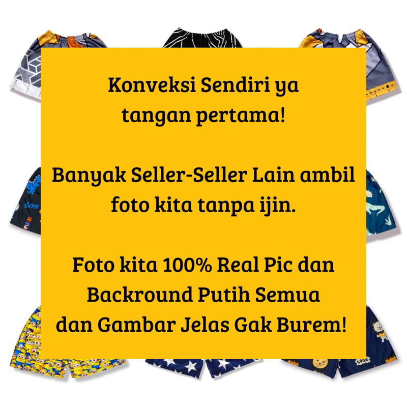 Boxer Motif Polkadot Best Seller | Celana Pendek | Boxer Unisex | Celana Renang | Celana Pendek Pria Wanita