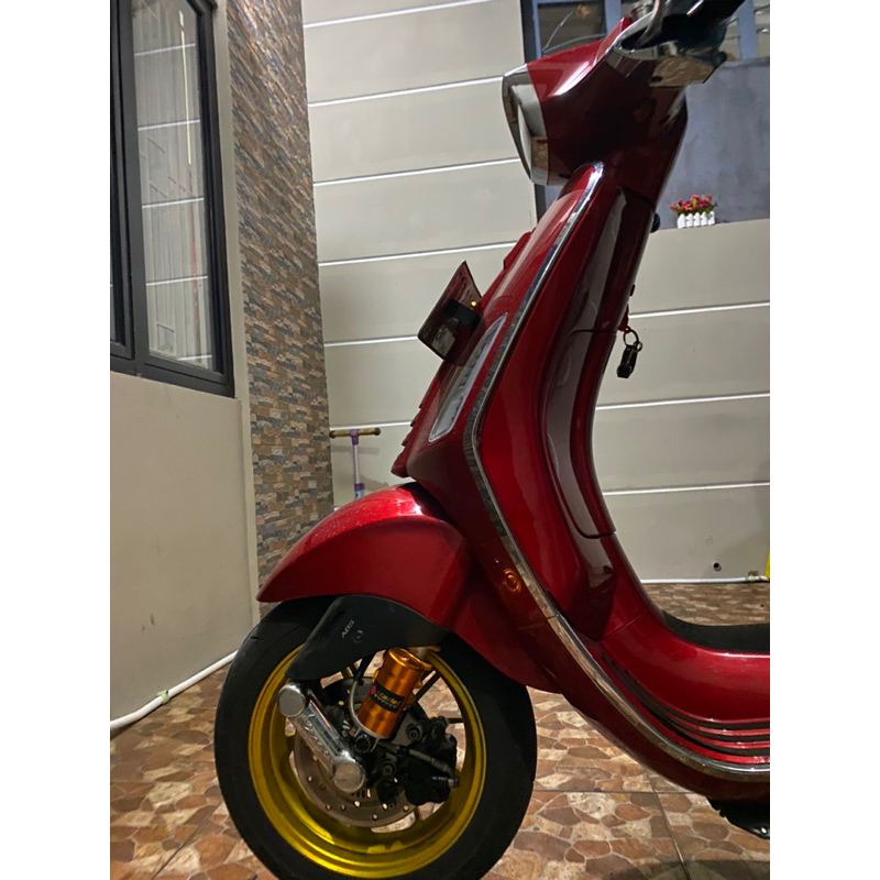 Shock Custom Depan & Belakang Tabung Nyatu Vespa Matic