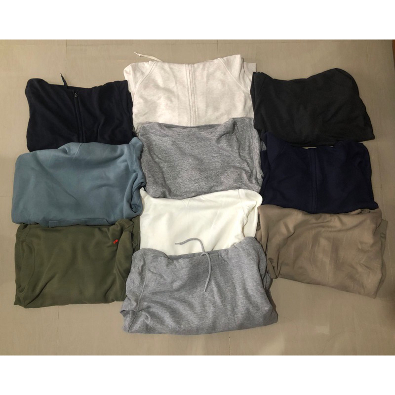 Borongan hoodie second uniqlo