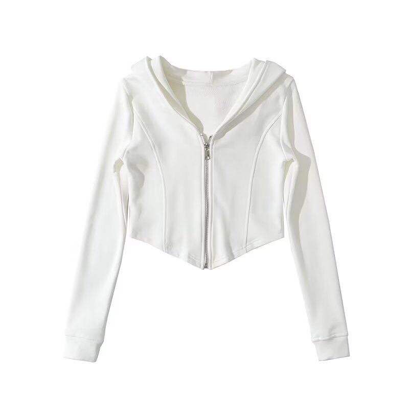 White Hoodie Jacket