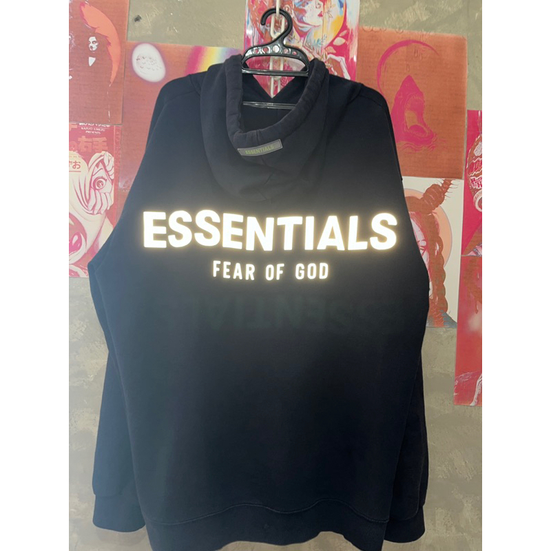HOODIE ESSENTIALS REFLECTIVE