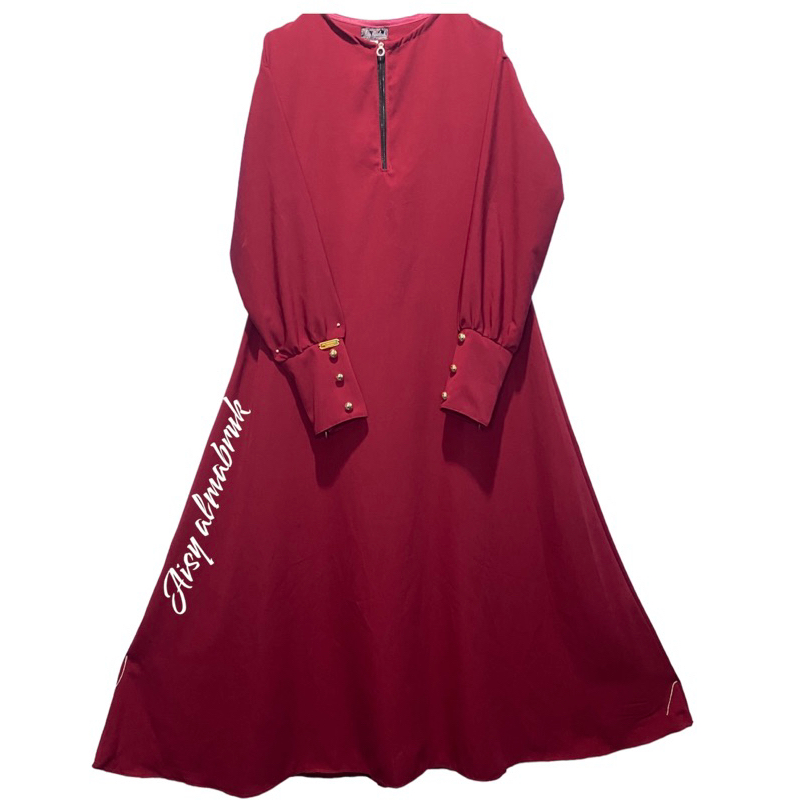 ABAYA POLOS -ABAYA HANNA - ABAYA MURAH TEMBORO