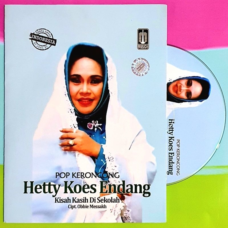 KASET ORIGINAL VCD LAGU POP KERONCONG HETTY KOES ENDANG-BISA KARAOKE VOCAL ON OF AKTIF-LAGU KERONCON