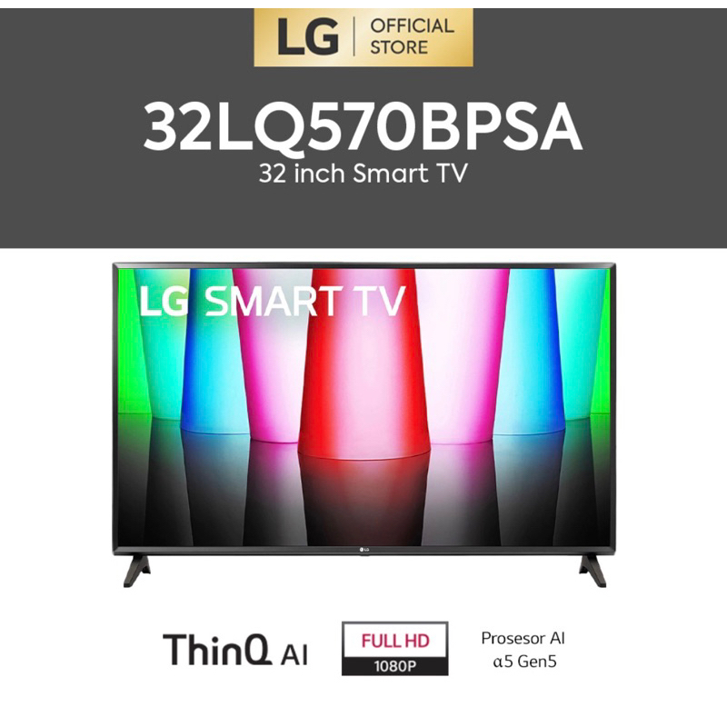 LED TV LG 32LQ570BPSA SMART TV 32 INC HDMI USB MOVIE 100% ORI