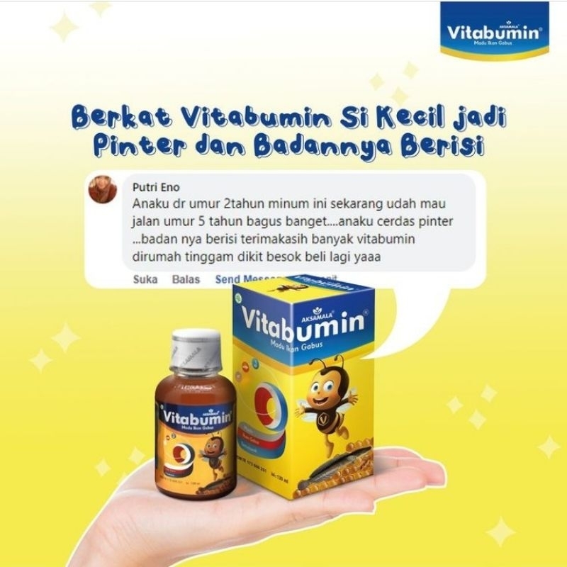 Vitabumin Vitamin Herbal Anak Penambah Nafsu Makan Daya Tahan Tubuh