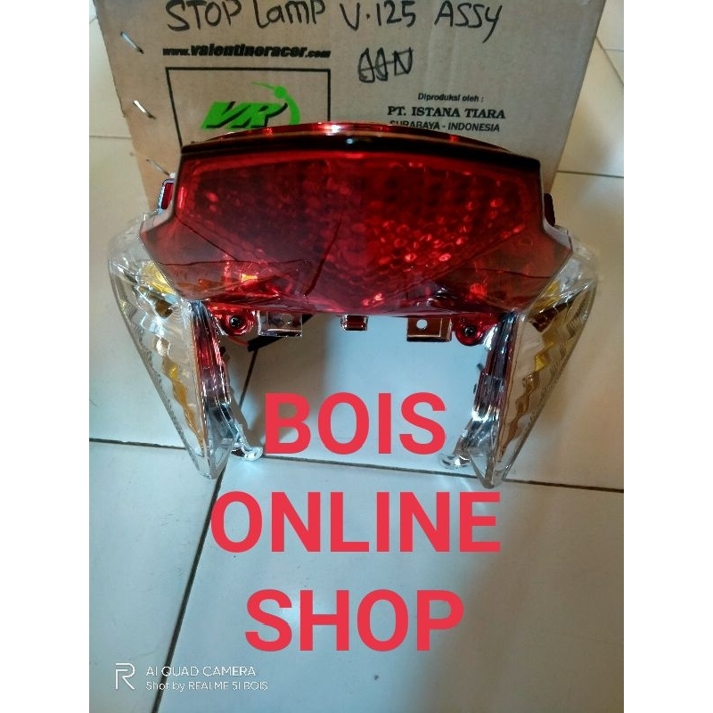 LAMPU STOP BELAKANG HONDA VARIO 125 OLD SATU SET PLUS KABEL DAN BOHLAMNYA