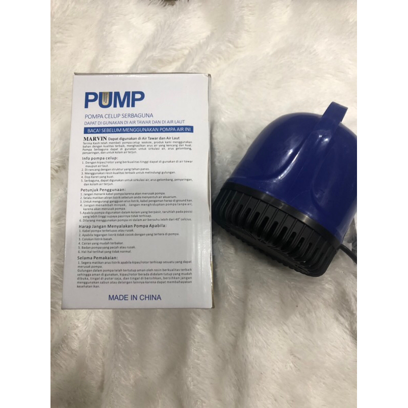 Pompa Celup Aquarium Kolam Ikan Hidroponik MARVIN PSP 2400