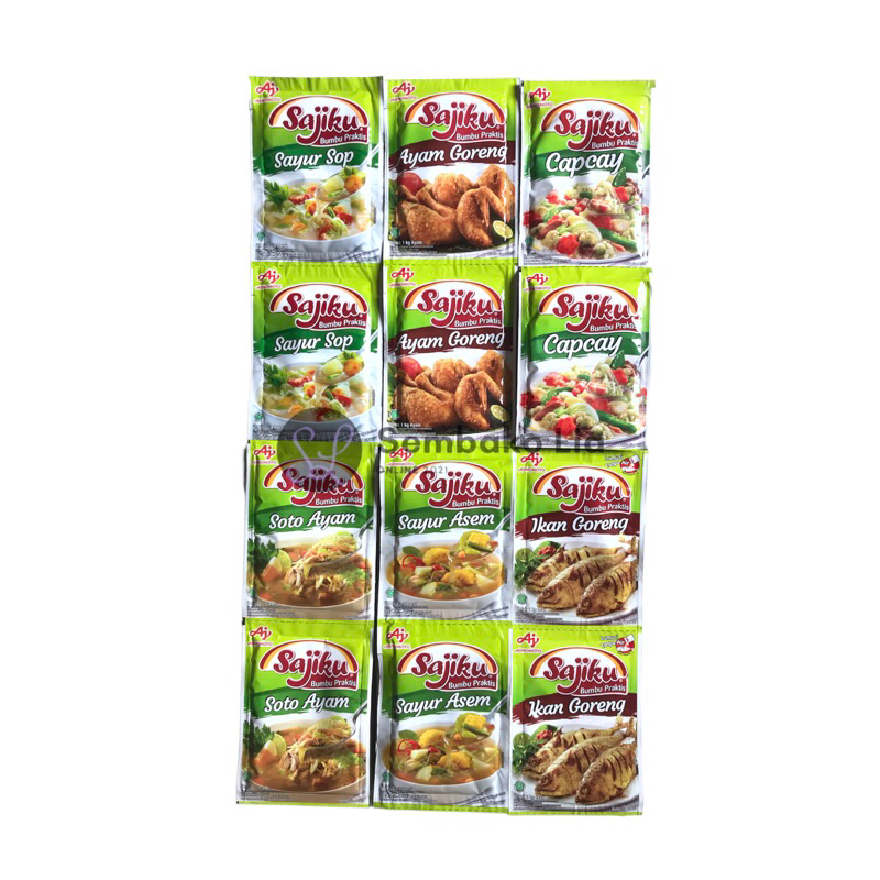 Sajiku Bumbu Praktis 19gr / Bumbu Praktis Sajiku All Varian