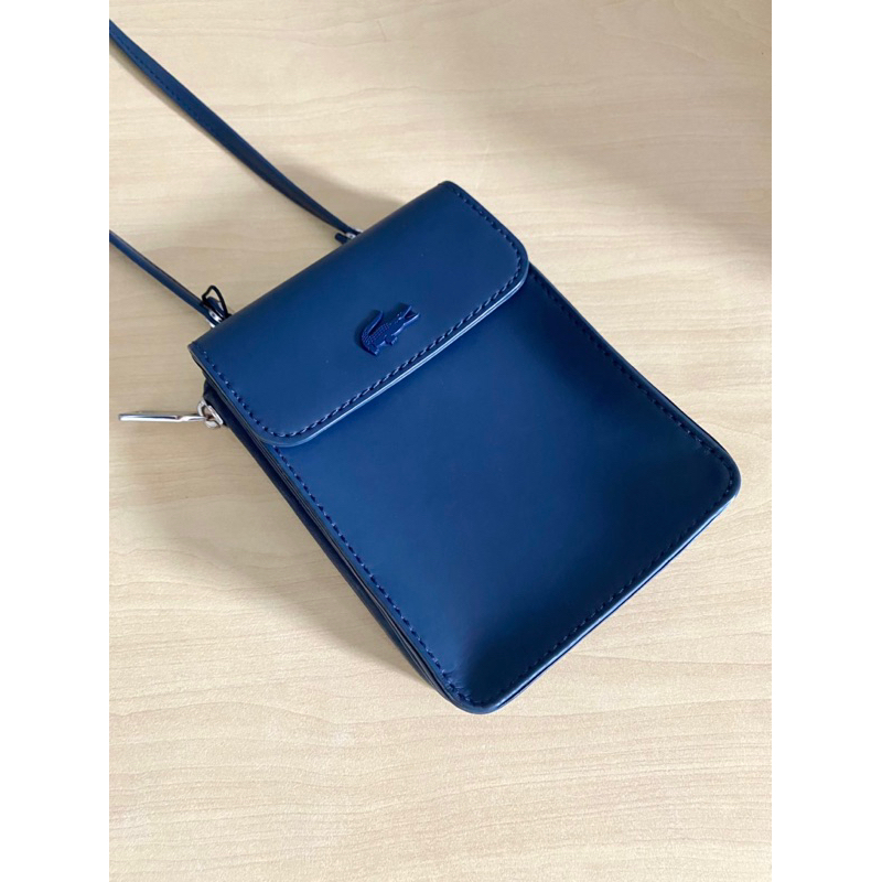 LACOSTE wallet bag navy preloved ORIGINAL