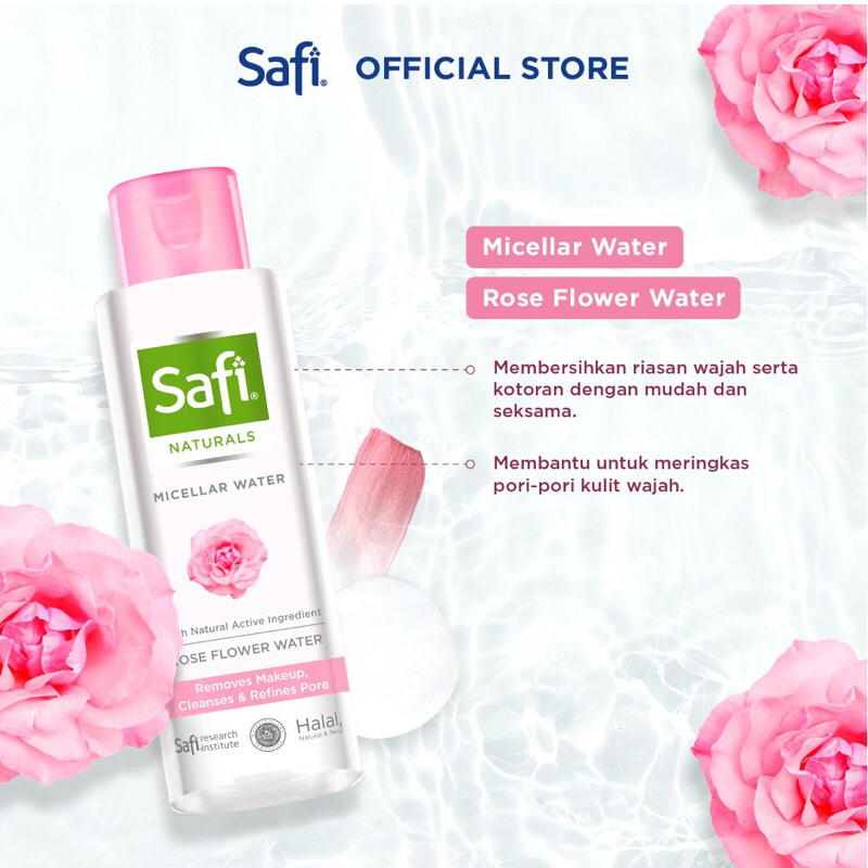 Safi Naturals Micellar Water Rose Flower Water - 100ml