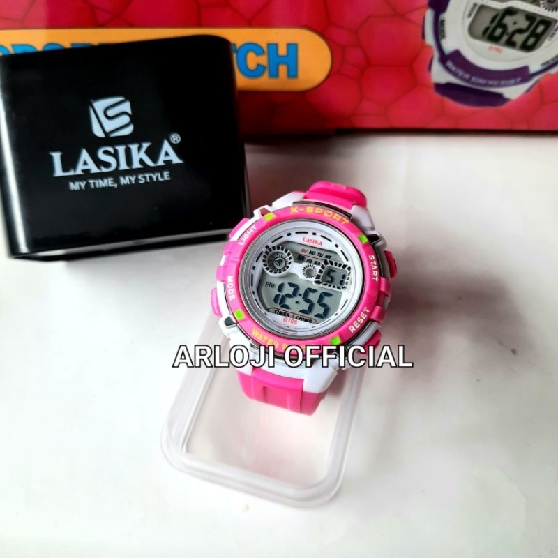 Jam tangan Sport Water resistant Lasika G7115 Original