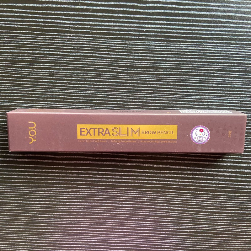 YOU Extra Slim Eyebrow Pencil [Tahan Air | High Pigment| Long Lasting|Waterproof] | Pensil Alis Tahan Air