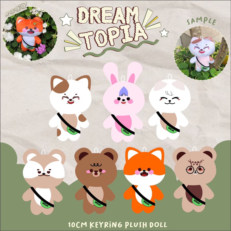 NCT DREAM KEYRING DOLL - DREAMTOPIA - gantungan kunci boneka Nct Dream