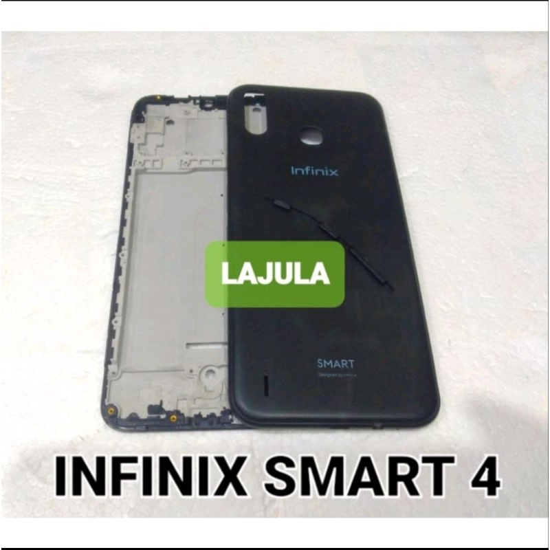 BACKDOOR CASING BELAKANG TUTUP BELAKANG INFINIX X653 / SMART 4 + TOMBOL ON VOLUME