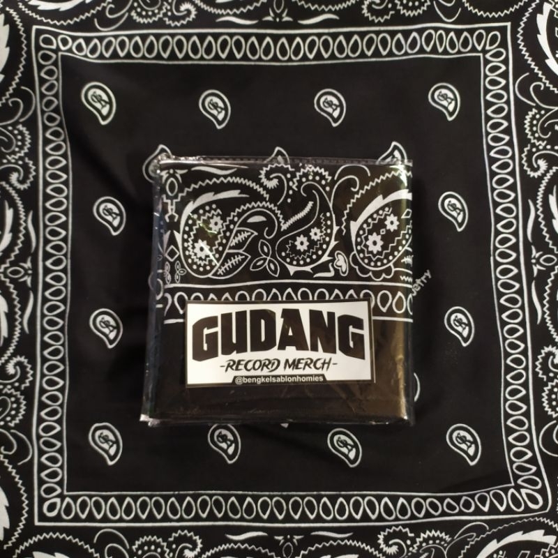 GUDANG RECORD MERCH - BANDANA | SCRAFT | SLAYER | PAISLEY