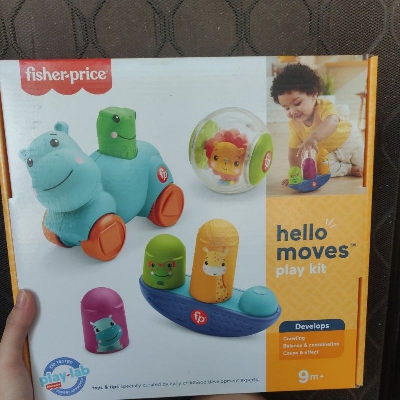 Fisher Price Hello moves play kit mainan edukasi bayi balita anak