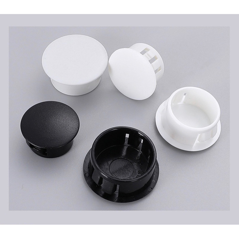 Penutup Lubang Netpot, Tutup Gully / Talang / Pipa PVC, 5 cm, Hitam