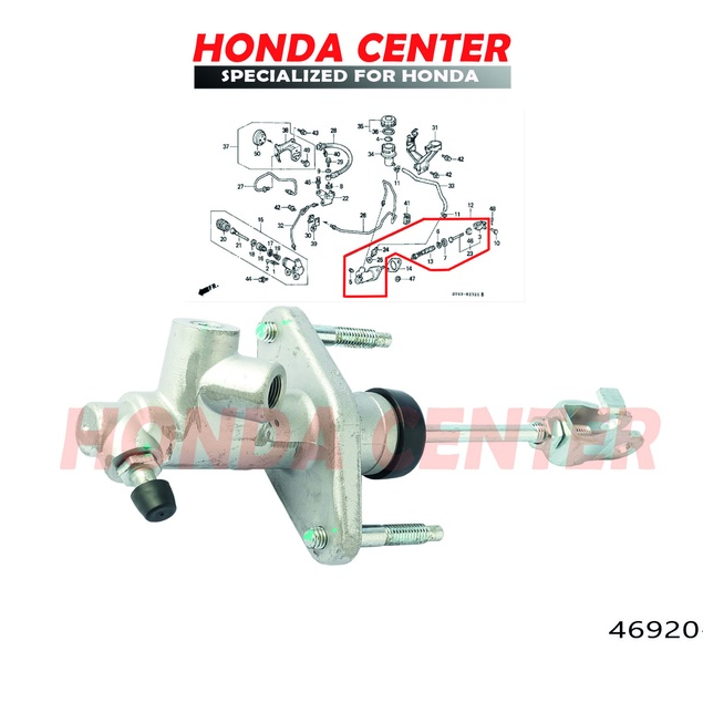 master sentral central kopling atas clutch master CM assy honda accord cielo 1994 1995 1996 1997