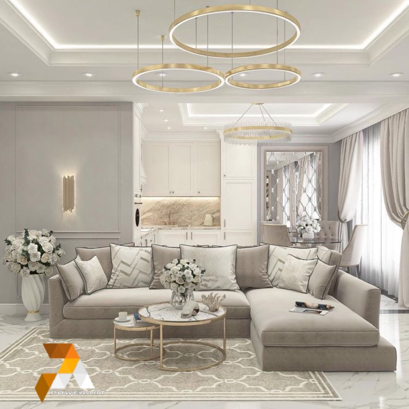 Sofa Tamu L Modern Sofa L Mewah Kursi Sofa tamu L Minimalis Modern