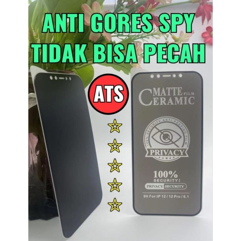 Anti Gores Spy Tidak Bisa Pecah Model Handphone Realme, Kualitas Terbaik Saat Ini, Pelindung Layar Hp Depan, Pelindung Layar Handphone, Anti Gores Matte Film Ceramic Privacy Anti-Spy Model Handphone Realme Merek Handphone Realme