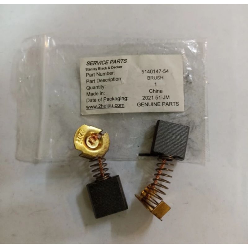 CARBON BRUSH STST1825 STANLEY, CARBON BRUSH SST1801 STANLEY ORIGINAL FOR TABLE SAW