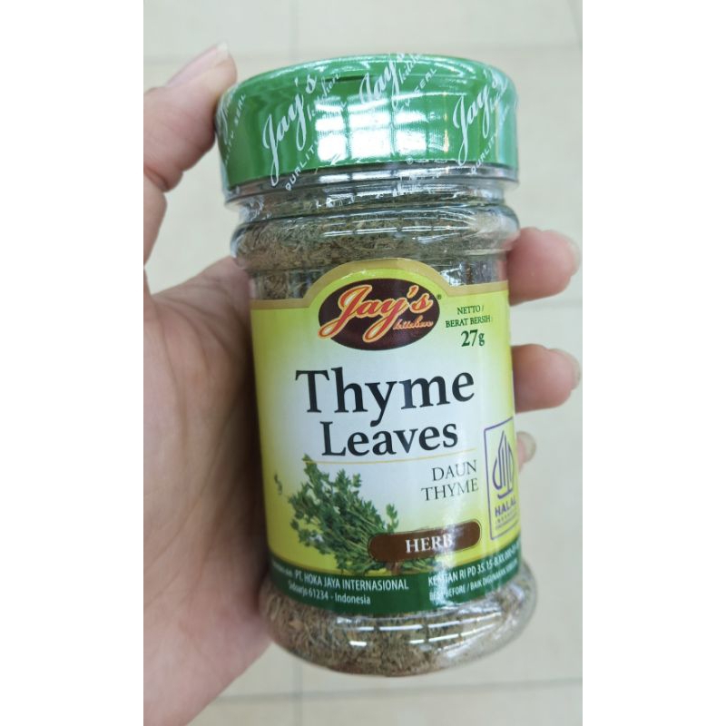 

Jay's Thyme Leaves / Daun Thyme 27gr