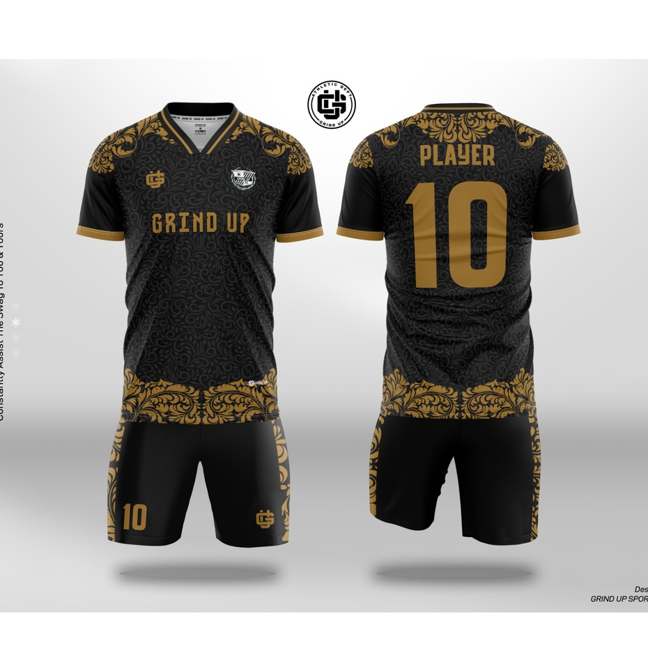 (BISA SATUAN) SETELAN JERSEY FULL PRINTING FREE DESIGN NAMA /NOMER PUNGGUNG/SPONSOR BAJU FUTSAL INDO