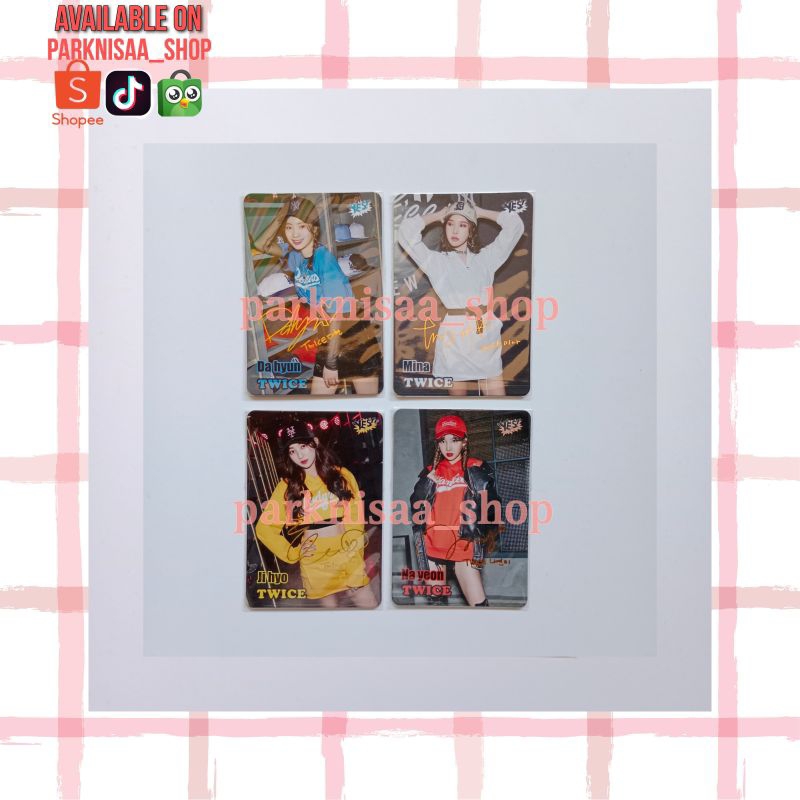 photocard PC rare hd gatcha sign signed twice yescard HK / benefit yes HK magazine Twice jeongyeon D