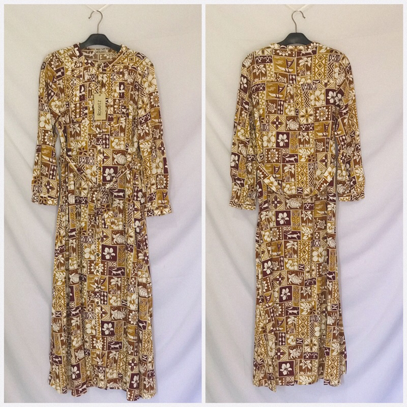 Le Rosetz Gamis Rayon Print Uk M