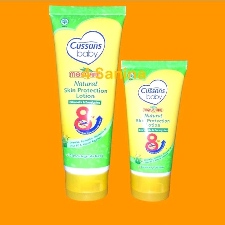 CUSSONS BABY MOSCARA 50 GR &amp; 100 GR NATURAL SKIN PROTECTION LOTION