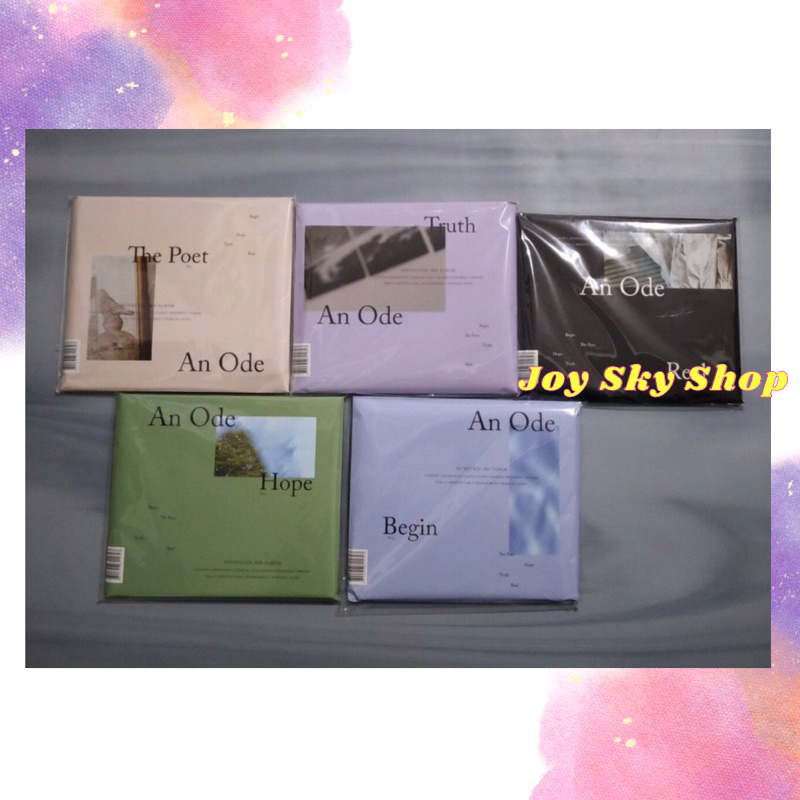 Seventeen - Album Vol.3 [An Ode] (The Poet Ver, Begin Ver, Hope Ver, Real Ver, Truth Ver)