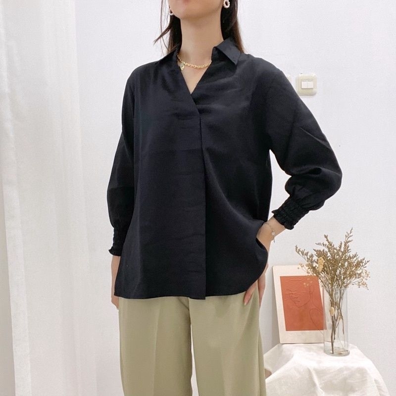 SHINTA BLOUSE CRINKLE//ATASAN WANITA CRINKLE