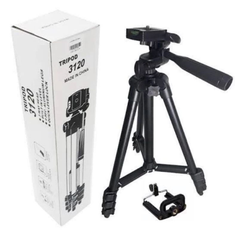 (COD) TRIPOD 3120 BLACK EDITION PLUS HOLDER U / TRIPOD HP KAMERA