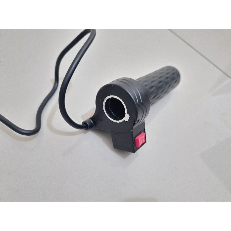 Throttle handle grip gas selis sepeda listrik sebelah saja 12v 24v 36v 48v 60v 72v 250w 350w 500w