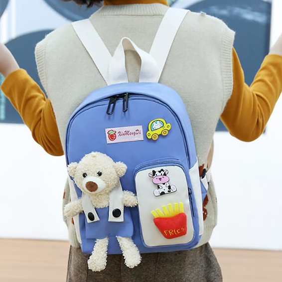 (pb6_shop)tas ransel anak perempuan tedy bear/tas ekolah anak perempuan