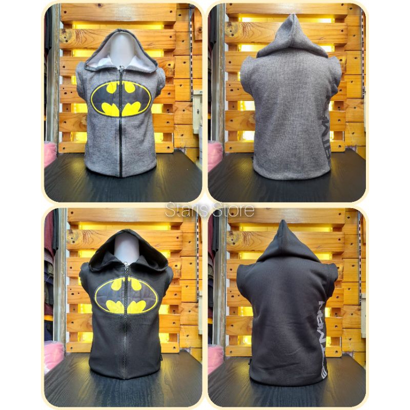 Model Terbaru/Rompi Anak Laki Laki Superhero Batman Bahan Fleece/Kids Rompi/Rompi Anak/Rompi Anak La