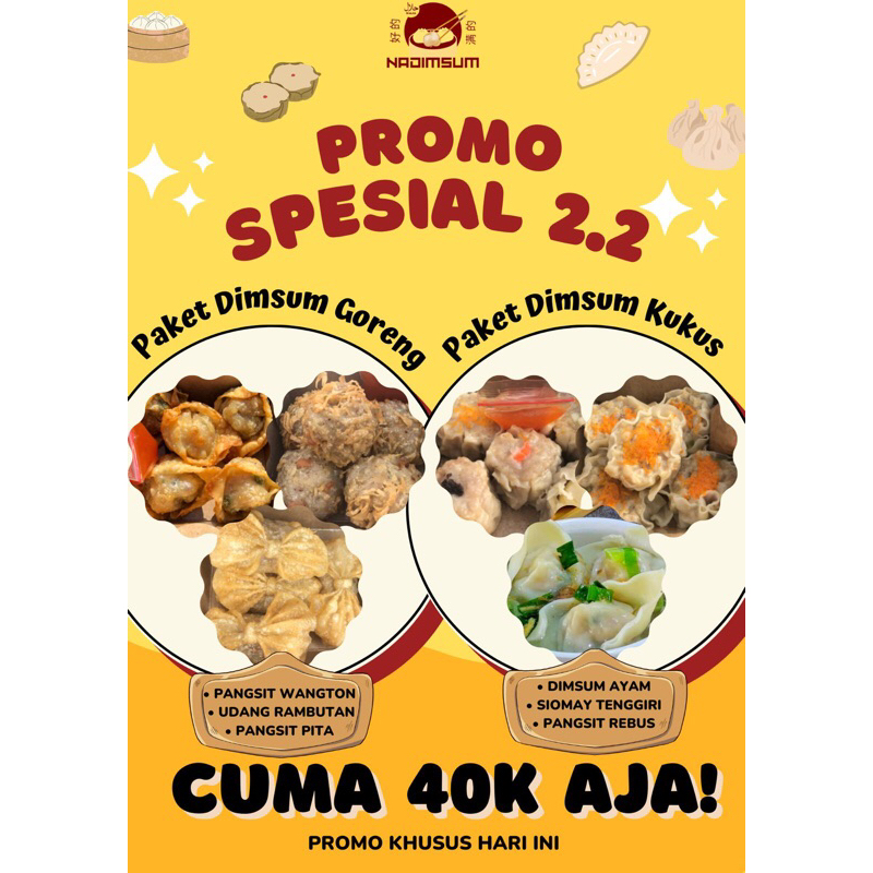 

Dimsum Kukus & Goreng