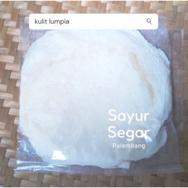 

Kulit Lumpia 25 lmbr Sayur Segar Palembang